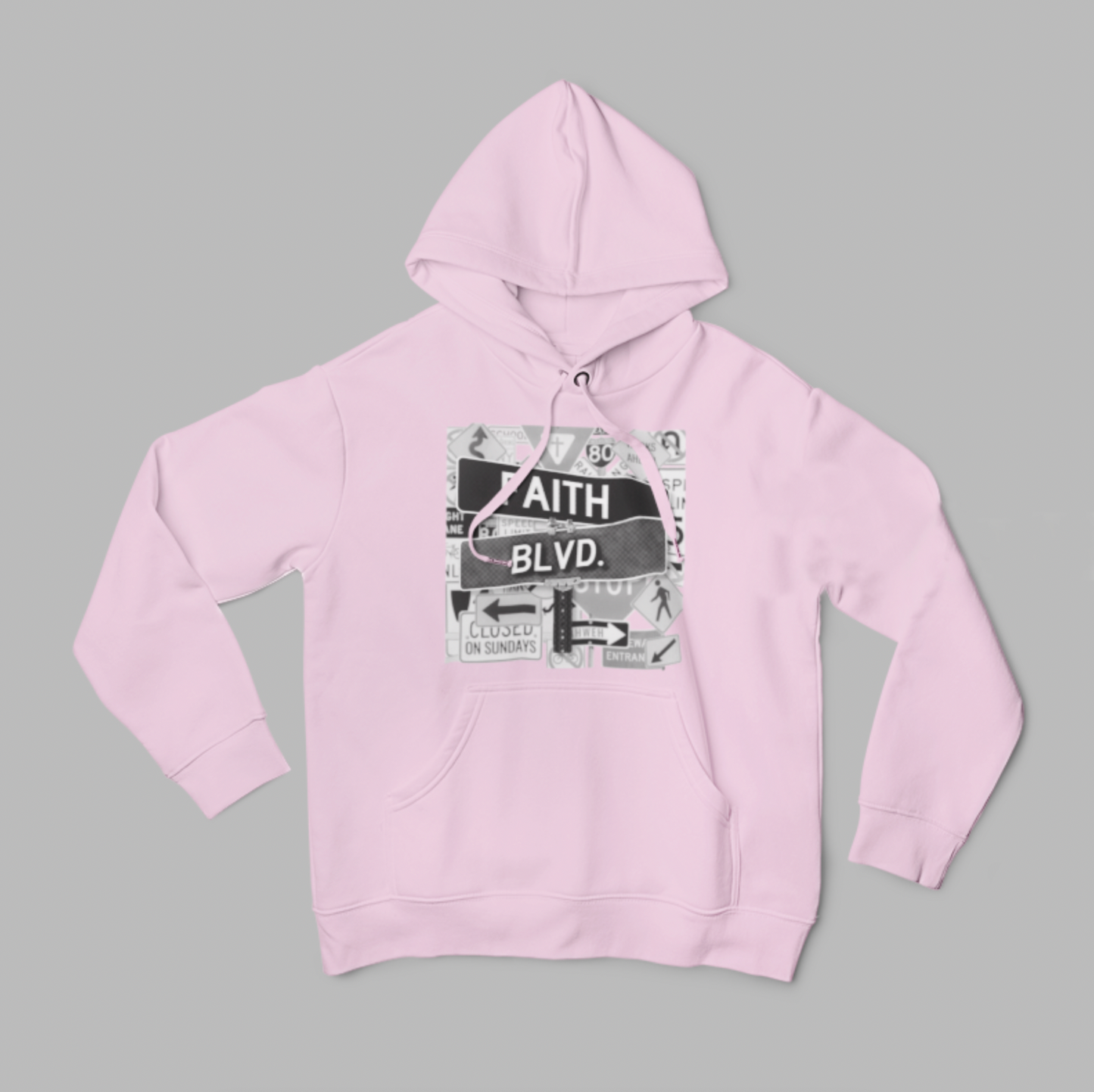 Black & White Faith Hoodie