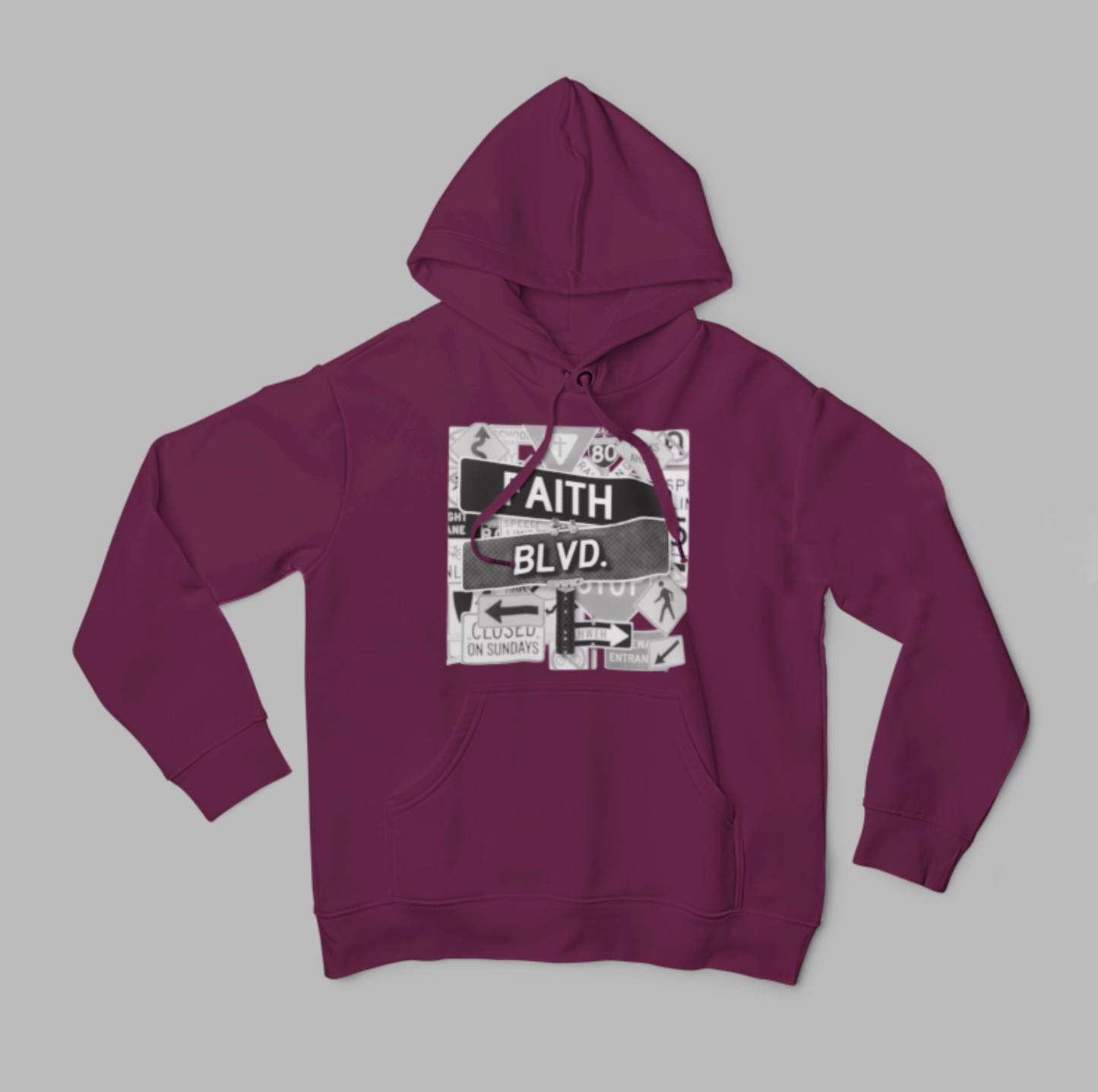 Black & White Faith Hoodie