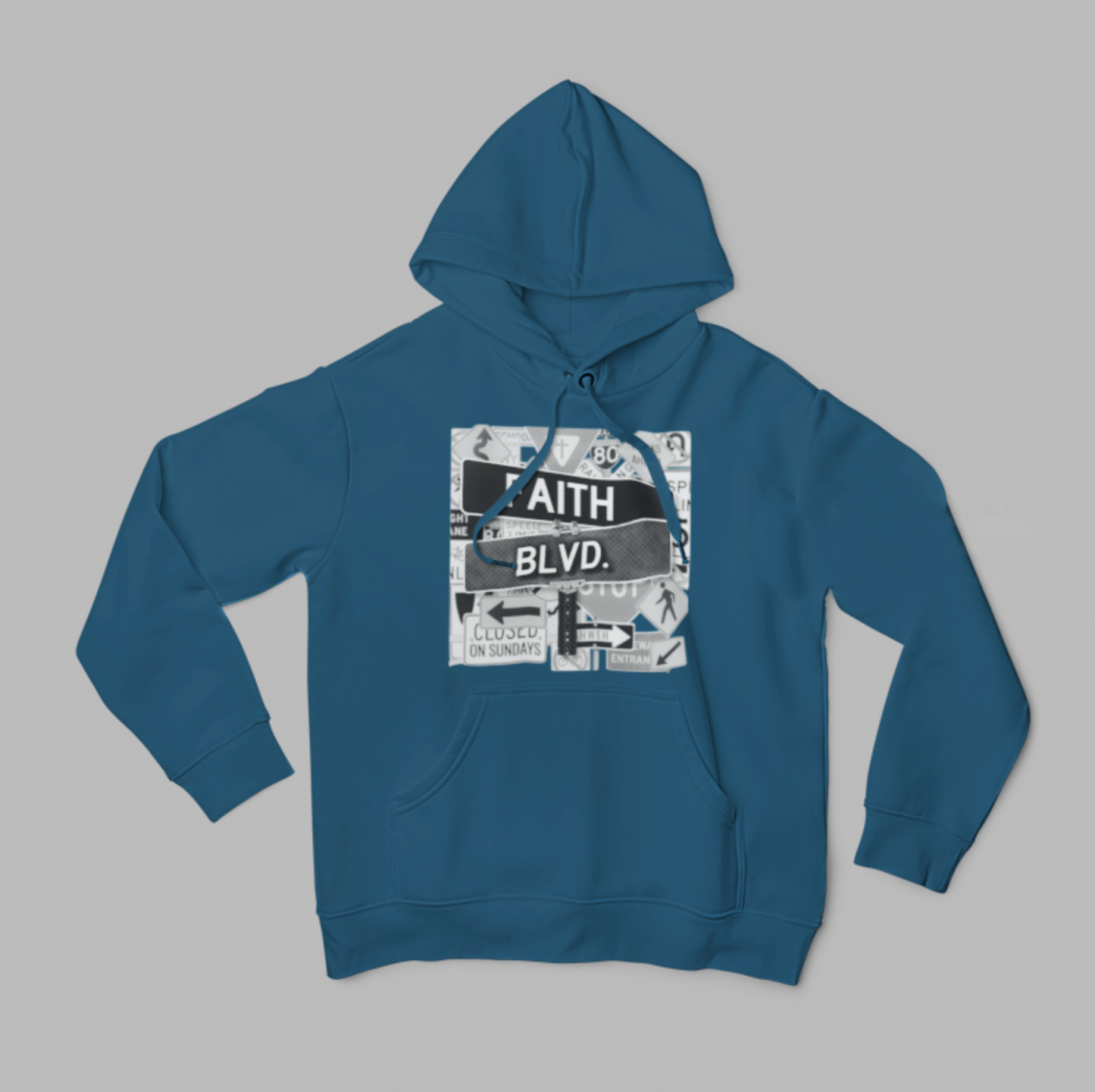 Black & White Faith Hoodie