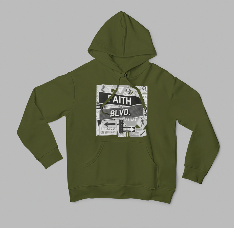 Black & White Faith Hoodie