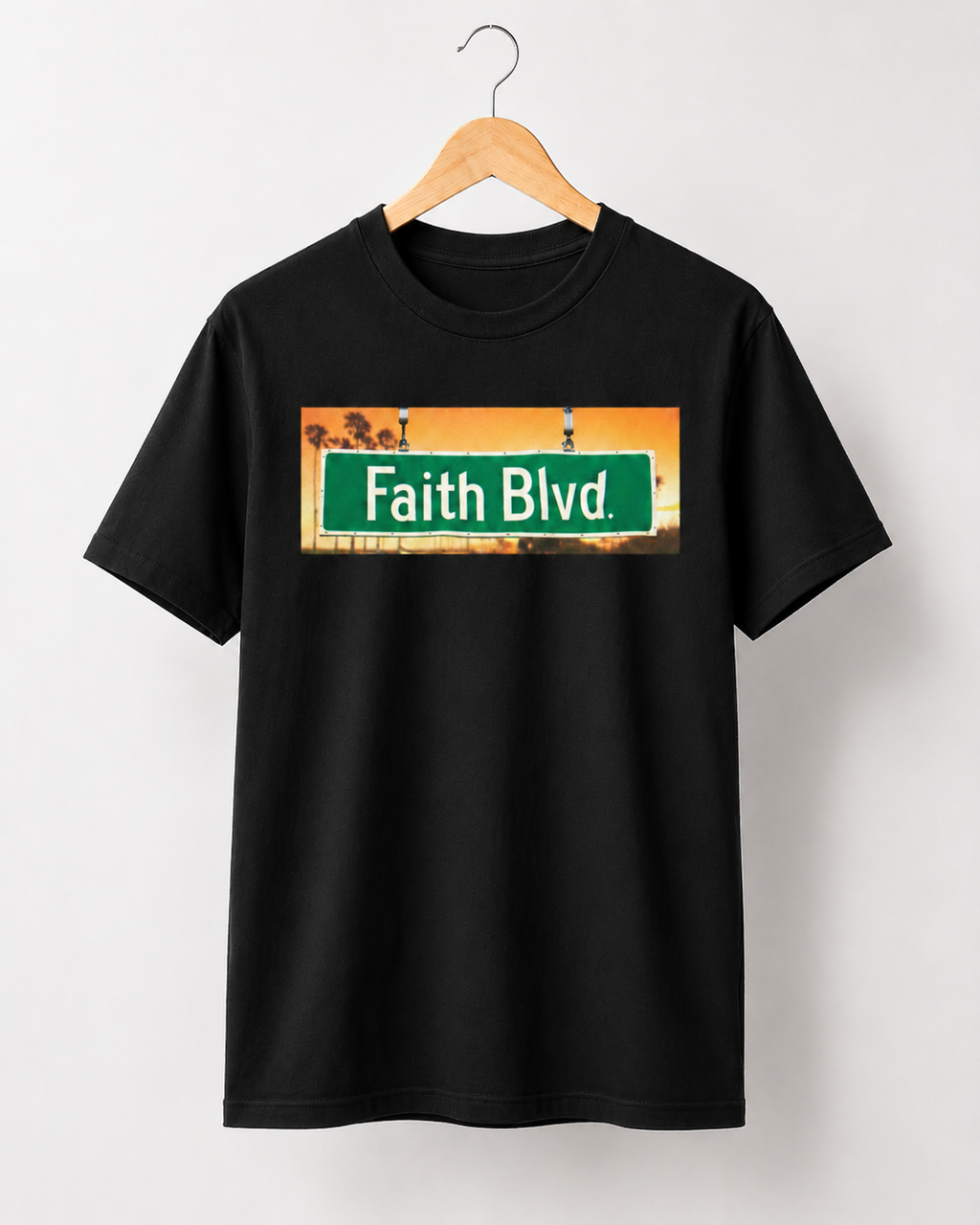 Faith Blvd. Sign | Sunset Tee