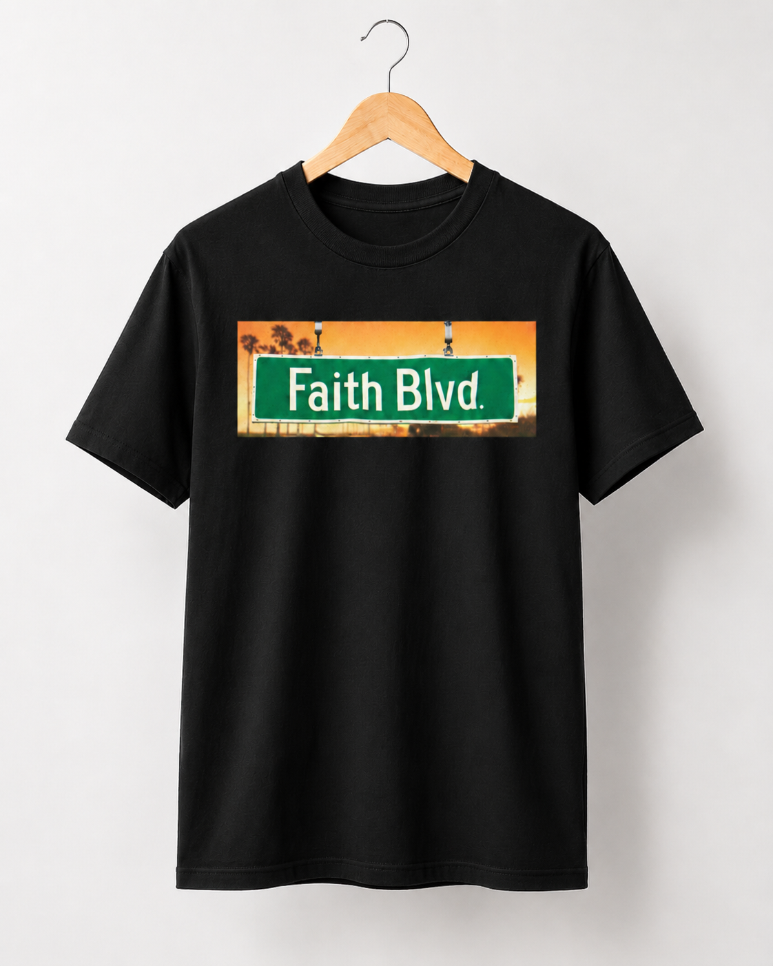 Faith Blvd. Sign | Sunset Tee