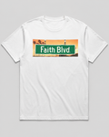 Faith Blvd. Sign | Sunset Tee