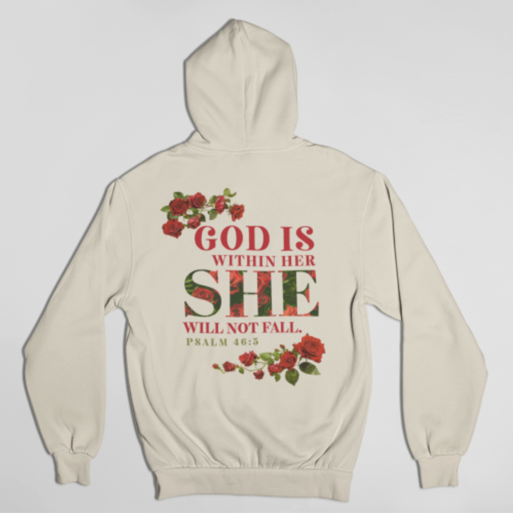 God Is Within Her | Hoodie (Front & Back)