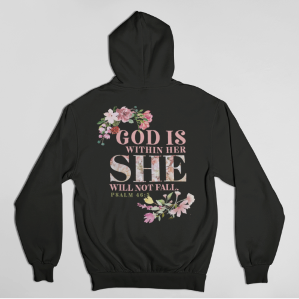 God Is Within Her | Hoodie (Front & Back)
