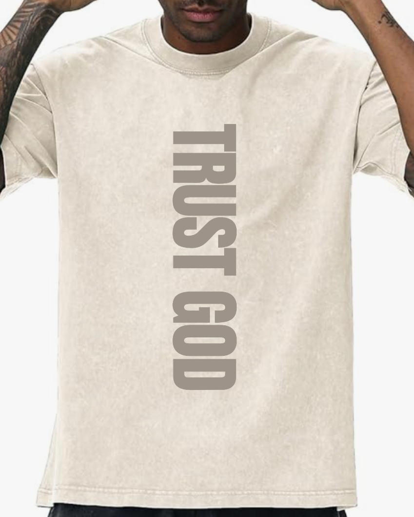 Trust God | Mineral Wash Tee
