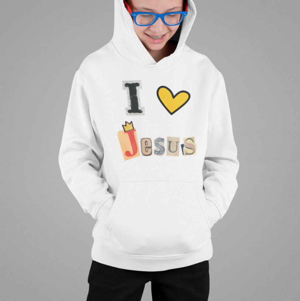 I love Jesus (Youth Hoodie)