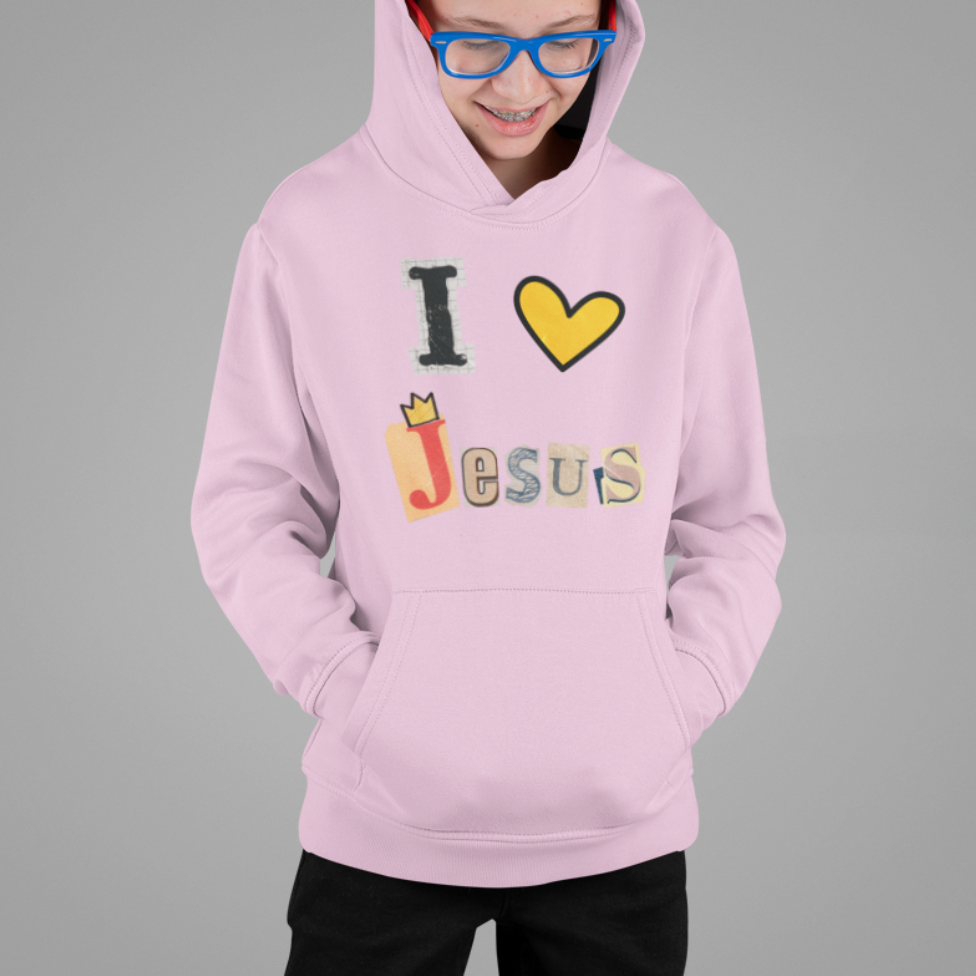 I love Jesus (Youth Hoodie)