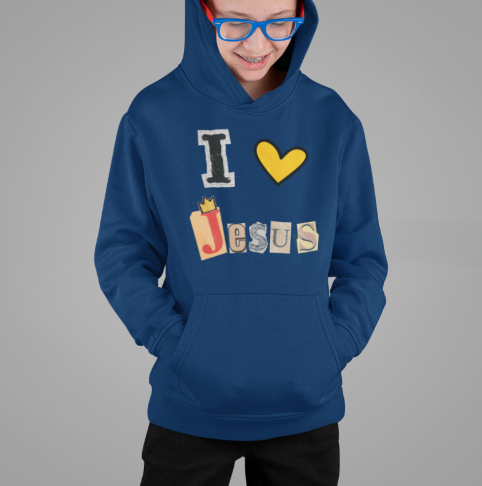 I love Jesus (Youth Hoodie)