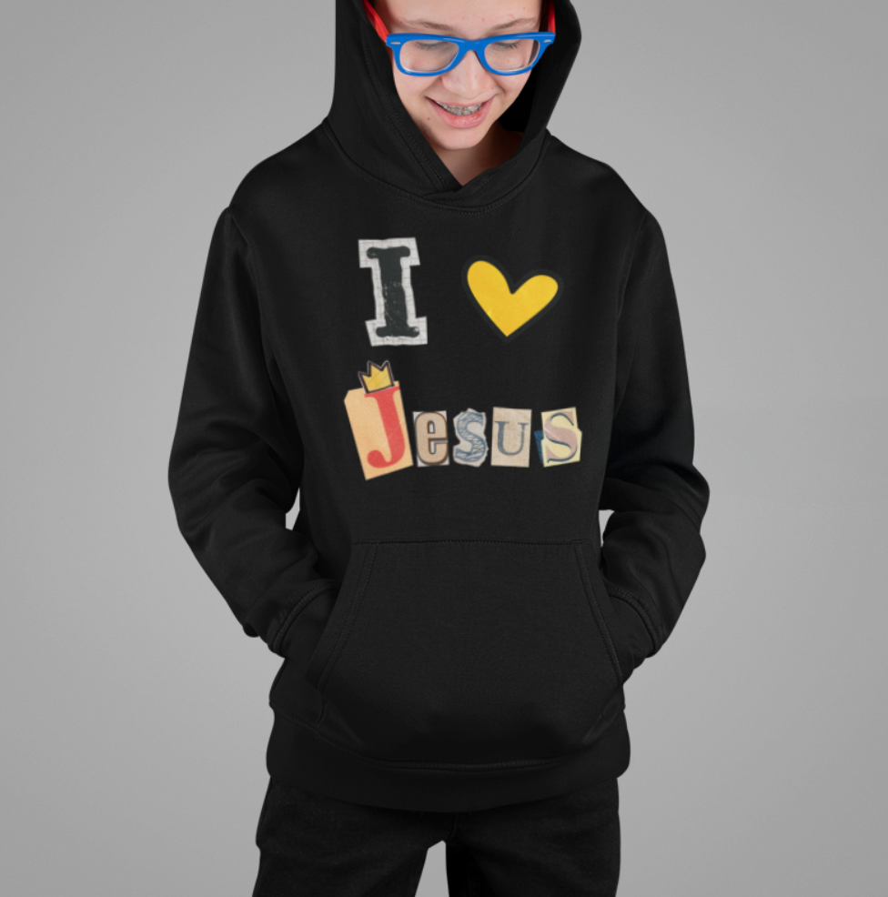 I love Jesus (Youth Hoodie)